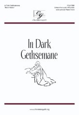 In Dark Gethsemane Unison/Two-Part choral sheet music cover